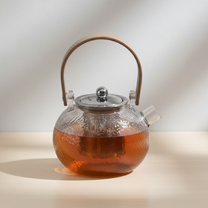 Tetera de BOROSILICATO de Calidad Premium 3306380-0.75 con Tapa de Acero Inoxidable y Colador - Product Image 1