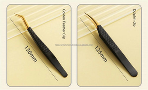 Pinzas de extensión de pestañas, Accesorios de belleza, pinzas de agarre de diamante - Product Image 3