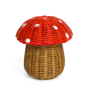 Best Rattan <b>Storage</b> Basket Mushroom Shape <b>Kids</b> Room Furniture Creative Organizer Unique Books <b>Storage</b> <b>Boxes</b> Sale Wholesale - Product Image 2