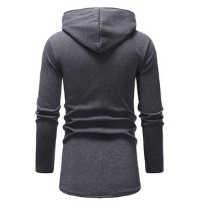 Sudadera Asimétrica para Hombre, Mezcla de Algodón y Poliéster Personalizada, Ropa Urbana, Directo de Fábrica, Talla Personalizada, Diseño de Temporada, Envío a Todo el Mundo - Product Image 3