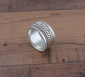 Wholesale 925 Sterling <b>Silver</b> Dotted <b>Ring</b> <b>Plain</b> Beaded Band <b>Ring</b> Stackable <b>Silver</b> Bubble <b>Ring</b> Jewelry Supplier for Women - Product Image 4