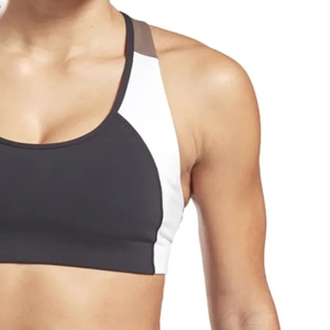 Sujetador deportivo con tiras RUNNING GIRL para mujer, sexy, con espalda abierta, de alto soporte para yoga, con copas extraíbles, reversible, sin costuras, con logo frontal. - Product Image 4