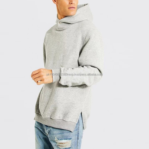 Sudaderass por เสื้อฮู้ดกันหนาวแบบไม่มีสายมีฮู้ดสำหรับผู้ชายเสื้อแนวสตรีทผ้าคอตตอนถักแบบมีฮู้ดใส่ได้ทั้งชายและหญิง - Product Image 1