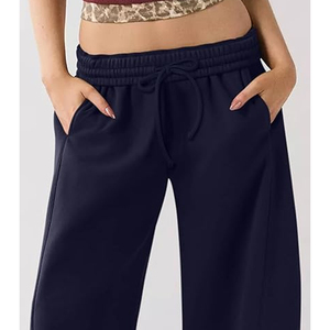 Pantalones Holgados para Mujer al por Mayor, Pantalones Deportivos de Pierna Ancha, Ropa Urbana, Joggers, Impresión de Logotipo Personalizado, Bordado, Proveedor OEM - Product Image 5