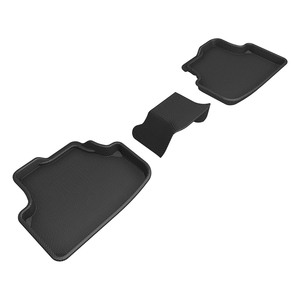 Tapis de sol 3D MAXpider sur mesure Kagu (noir) compatible avec VOLKSWAGEN Golf eTSI 2025+ - Ensemble complet - Product Image 3