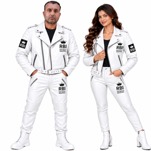 Chaqueta Brando de Cuero Genuino para Hombre y Mujer, de Raza Beauty Industries, Invierno 2026, Alta Calidad, Resistente al Viento e Impermeable, Venta al Por Mayor - Product Image 2
