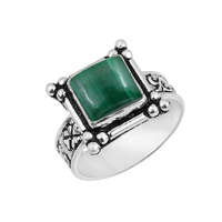 Bijoux faits à la main en argent sterling 925, design classique unique, pierre précieuse lapis-lazuli naturelle taille carrée, sertie en clos, pour soirée
