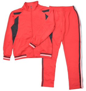 Conjunto Deportivo Unisex Azul, Sudadera con Cierre Frontal y Mangas Largas, Pantalones Jogger, Color Sólido, Estilo Casual Deportivo para Adultos, Otoño - Product Image 3