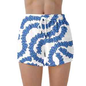 Short de bain élégant pour l'été, léger, séchage rapide, taille élastique, confortable, pour les vacances à la plage, short de plage pour femmes - Product Image 6