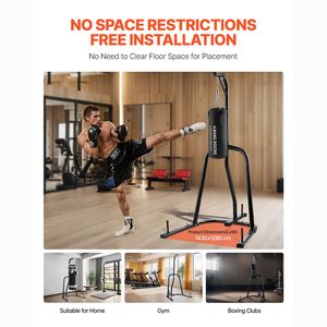 Supporto per Sacco da Boxe in Acciaio Resistente, Capacità 140 Libbre, Rack Autoportante per Sacco da Sabbia, Attrezzatura per Allenamento di Boxe - Product Image 6