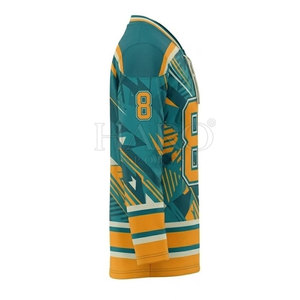 Uniforme de equipo personalizado con estampado por sublimación, camiseta de hockey sobre hielo para sesiones de práctica, partidos de liga y eventos deportivos - Product Image 4