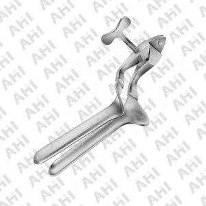 เครื่องถ่างช่องคลอดแบบใช้มือทำจากสแตนเลสคุณภาพสูง AHI Premium ได้รับการรับรองมาตรฐาน CE สำหรับการผ่าตัดทางนรีเวช ใช้ซ้ำได้ - Product Image 6