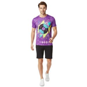 T-shirts décontractés pour hommes, tissu léger et doux, col rond, coupe confortable, idéal pour le travail et les loisirs, export OEM - Product Image 2