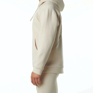 Producto de Alta Calidad, Conjunto Deportivo Personalizado para Hombre, Sudadera con Capucha Beige, Pantalones Deportivos de Felpa Suave, Fabricante OEM ODM en Pakistán - Product Image 4