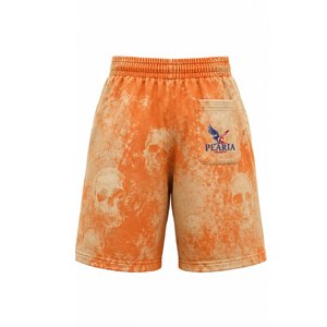 Men's Tie Dye Drawstring <b>Shorts</b> Breathable Knitted Casual <b>Jogger</b> <b>Short</b> for Summer Streetwear - Product Image 3