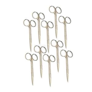 Tijeras de Precisión Iris Micro Dissecting Lab, 4.5, Punta Fina, Rectas, Acero Inoxidable, Instrumentos Quirúrgicos Manuales de Precisión, CE - Product Image 1