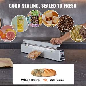 16 Inch Manual Heat Sealer Adjustable Heating Mode Aluminum <b>Shrink</b> <b>Wrap</b> Bag Sealer Portable Poly Bag Sealer Extra Replace Kit - Product Image 6