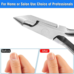 <b>Box</b> Joint Professional Nail Tool Cuticle Nipper Surgical Grade Stainless Steel Sharp Durable Precision Alignment Finger Nails - Product Image 2
