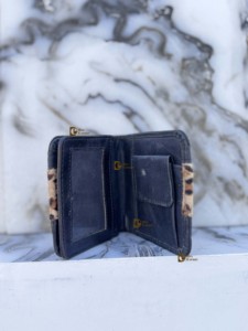 Cartera de Cuero Genuino con Diseño Nuevo, Cartera de Hombre con Estampado de Piel de Vaca, Tarjetero con Piel de Leopardo, Regalo en Oferta para Él - Product Image 6