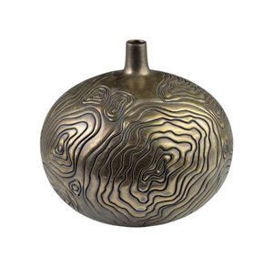 Florero de Aluminio Premium Diseñado con una Forma Elegante para Arreglos Florales Contemporáneos - Product Image 2