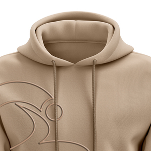 Sweat à capuche décontracté pour homme 100 % polyester épais, coupe droite à épaules tombantes, avec cordon de serrage, brodé, vente en gros ODM - Product Image 5