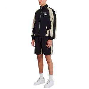 Vêtements BIG TEN - Veste à capuche zippée pour homme, imprimé logo, respirante, tricotée, sportive, streetwear d'été, polyester/nylon - Product Image 6
