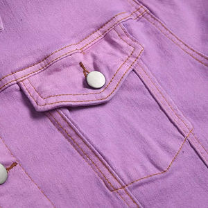 Meilleures ventes : Vestes en jean pour hommes, style streetwear, nouveau style, nouvelle mode, vente en gros, vestes en jean unies pour hommes à faible MOQ - Product Image 6