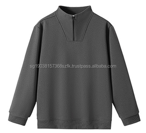 Sweat-shirt tendance à capuche et fermeture éclair, 100 % polyester, personnalisé, unisexe, coupe oversize, automne, anti-rétrécissement, respirant, écologique, 350g - Product Image 5
