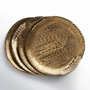 คุณภาพเยี่ยมในราคาที่สมเหตุสมผล ดีไซน์โลหะใหม่ จานรองชาร์จเจอร์คุณภาพดีที่สุด พร้อมสีและขนาดที่ปรับแต่งได้สำหรับโรงแรม - Product Image 3