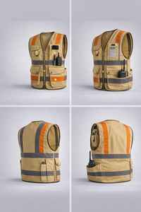 Gilet de sécurité professionnel d'hiver, classe 2 ANSI, respirant, facile à laver, imperméable, en nylon réfléchissant, vêtements de travail, logo personnalisé QUICK WAY - Product Image 5