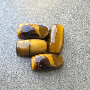 Natural Tiger Eye Cabochon Big Rectangle <b>Cushion</b> Shape Flat <b>Back</b> Calibrated Gemstone - Product Image 6