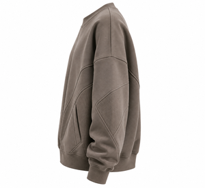 Sweat-shirt d'hiver respirant en molleton à col rond coupe classique personnalisé, streetwear épais unisexe, marque privée OEM - Product Image 1