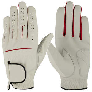 Top Selling High Quality Comfortable Gripping Your Club of Men Hands Winter Wholesale Price Leather Golf Gloves - Product Image 1