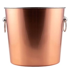 Royal Look Barware Supplies - Cubitera de Acero Inoxidable para Vino y Cerveza con Acabado Personalizado, con Asa y Tapa, al Precio Más Bajo - Product Image 2