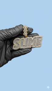 จี้มอสซาไนต์สุดหรู ประดับเพชรสองสี จี้ตัวอักษรชื่อแบบอักษรย่อ เงินแท้ 925 ชุบทอง จี้ฮิปฮอป สำหรับเป็นของขวัญวันเกิด - Product Image 5