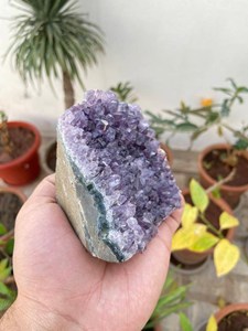 Amethyst Druzy <b>Cluster</b> | Natural Raw Purple <b>Crystal</b> Geode | Carved Feng Shui Mineral Display Decor & Gift by Artist Jewel - Product Image 4