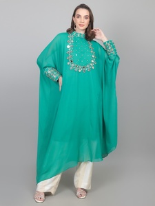 Colección Perfect Glamorous para Fiestas, Estilo de Moda, Kaftán GGT para Mujer con Trabajo de Espejos, Corte Elegante - Product Image 3