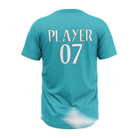 Kaos Baseball 2 Kancing Custom Made Lengan Pendek Jersey Tim Sublimasi Seragam Bernapas Cepat Kering Pakaian Olahraga Pabrik