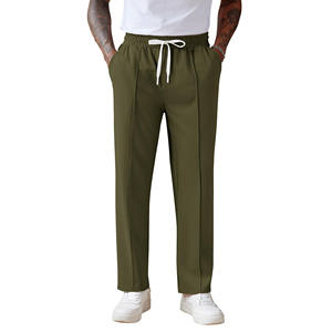 Pantalons pour hommes de qualité supérieure, logo brodé, confortables, décontractés, grande taille, joggers, séchage rapide, haute qualité, 100% coton - Product Image 1