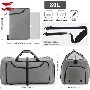 OEM Men's Leather Duffle <b>Bag</b> Luxury <b>Overnight</b> Travel Gym <b>Bag</b> With Custom Branding Customizable Duffle <b>Bags</b> - Product Image 3