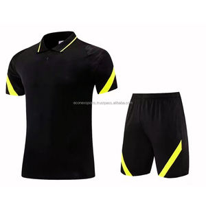 Maillot de football à séchage rapide avec logo personnalisé Offre Spéciale polo en maille à revers 100% ensemble d'uniformes de football en polyester pour hommes survêtement en nylon - Product Image 5