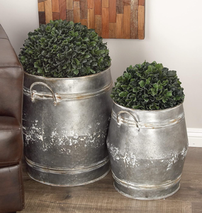 Macetas Cuadradas de Hierro al por Mayor, Elegantes Macetas Decorativas Doradas con Recubrimiento en Polvo para el Hogar, Estilo Rústico, para Jardín - Product Image 2