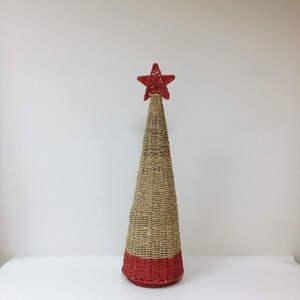 Árbol de Navidad Tejido a Mano con Jacinto de Agua Natural, Decoración Navideña Ecológica, Kingcraftviet - Product Image 4