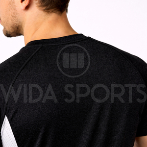 เสื้อยืดออกกำลังกายผู้ชายแบบ OEM สั่งทำได้ ผ้าฝ้ายผสมไม้ไผ่ น้ำหนักเบา แห้งเร็ว สำหรับฟิตเนส ยิม ฝึกซ้อม ออกกำลังกาย  รับผลิตแบรนด์ส่วนตัว - Product Image 5