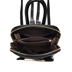 Premium Soft Leather <b>Backpack</b> With Wide Opening Design Large Capacity Storage And <b>Secure</b> Pockets For Daily Office School - Product Image 4
