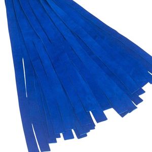 Genuine Cowhide <b>Leather</b> <b>Flogger</b> with Braided Handle and Dual Tone Falls - Product Image 6