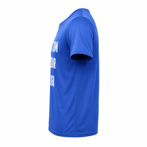 T-shirt de sport pour homme à séchage rapide avec logo personnalisé, respirant, en polyester, pour l'entraînement, la gym, la course à pied, vêtements de sport en gros - Product Image 2