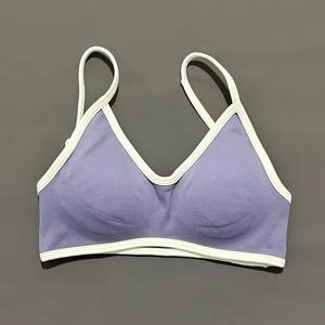 Sujetador deportivo antideslizante para mujer, a prueba de golpes, con copas fijas, para correr, montar a caballo, sin aros, tipo bralette, chaleco de yoga - Product Image 6