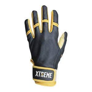 Gants de frappe de baseball pour adultes avec logo personnalisé, paume en cuir, fermeture à mousqueton, main gauche/droite, entraînement de softball, vente en gros pour équipes - Product Image 6