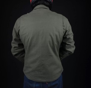 Camisa de Franela Estilo Vintage para Motocicleta, Protección Contra el Viento, Diseñada para el Invierno, Resistente a la Abrasión, Unisex, Seguridad para Motociclistas - Product Image 2